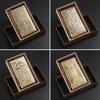 Retro Bronze Slim Cigarette Case for Men & Women - Holds 20