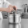 304 Stainless Steel Pressure Cooker Non-Electric with Locking