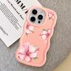 Pink Flower Soft Phone Cover Case for iPhone 17 Air 12 13 11 14 XR 15 Plus 16 Pro Max 8