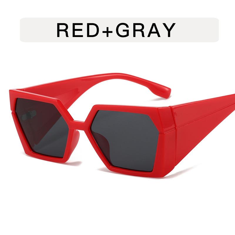 European American Stylish Sunglasses for Women Fashion Trendy Wide Leg Men's Sunglass Vintage Designer Women's Sun Glasses