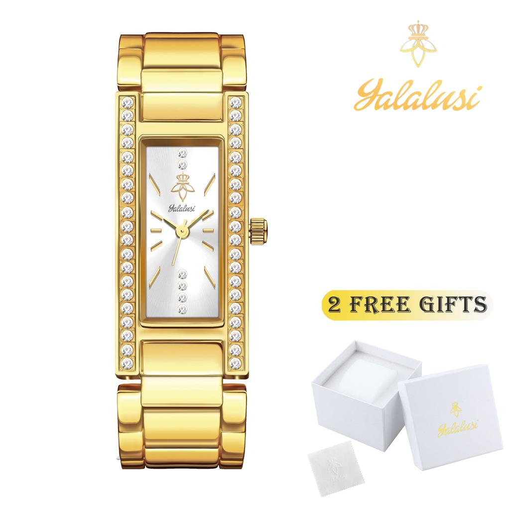 YaLaLuSi Ladies' Bracelet Watch: A Luxurious and Elegant Timepiece – Water-Resistant Watch Perfect as a Gift Reloj Mujer Montre