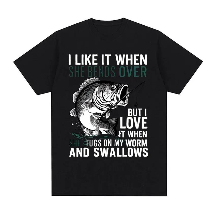 Y2k Tshirt Men Clothing New in Top Tees Mens TShirt Camisetas Funny Master Baiter Fishing Parody Short Sleeved Round Neck