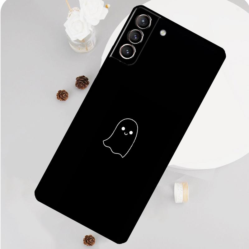 

Cute Halloween Ghost Bat Phone Case For Samsung Galaxy S26 S23 Ultra S20 S21 S22 S24 S25 Plus S10 S25 FE Funda Cover Galaxy S26