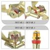 1 X Water Sprinkler Garden Lawn Impulse Metal Spike Grass Hose Degree Garden