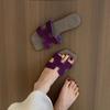 Slippers women's outer wear summer new Korean sandals soft flat bottom one-word drag seaside vacation beach shoes