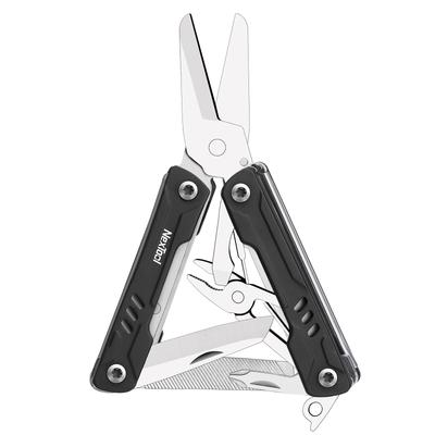 NexTool Mini Sailor Schere 10 in 1 Multifunktionszange mit Dosen- und SIM-Kartenstift Edelstahl Tragbares Mini-Werkzeug für Notfälle Outdoor und Multi-Tool,