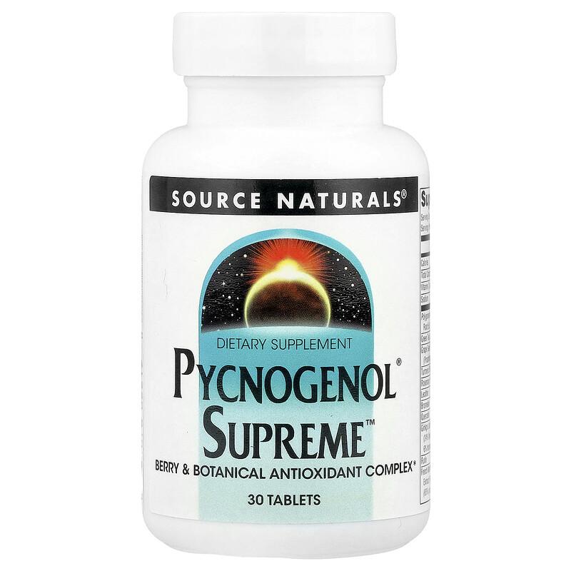 Pycnogenol® Supreme™, 30 Tablets