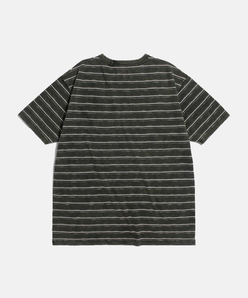 ESPIONAGE (Standard Fit) Vintage Washed Border Tee Black