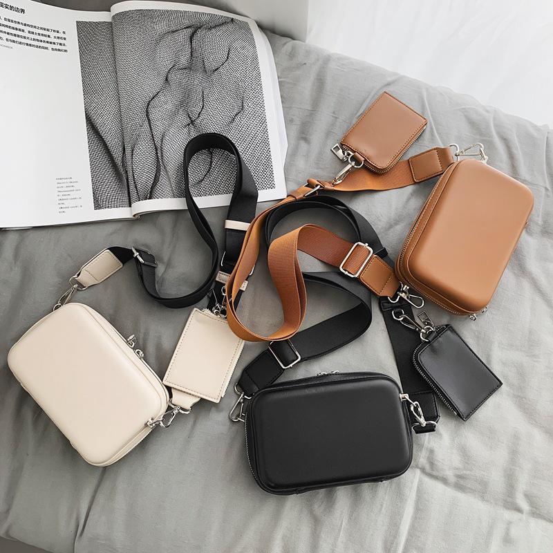 Women's Summer High-End Korean Style Versatile Crossbody Shoulder Bag, Men's Small Square Bag