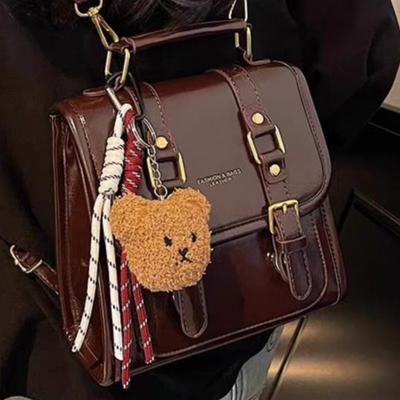 Korean Casual Retro Small Bag Women's Simple College Student Schoolbag Fashionable Light Travel Backpack Trendy