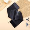 Fashion Slim Elastic Pu High Waist Belt Women Vintage Elegant Simple Lace-up Black Punk And Gothic Daily Wide Belt