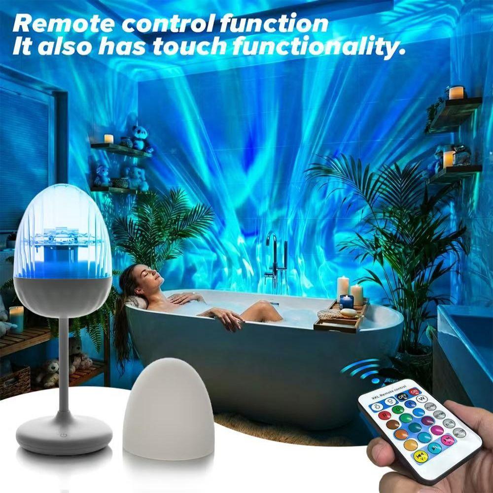 Ambient Lighting Night Light Water Wave Projection Projection Lamp Bluetooth Speaker Bedroom Use