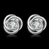 925 Sterling Silver Geometric AAA Zircon Earrings High Quality Charm Women Fashion Jewelry Wedding Party GiftGood product