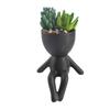 Niedliche Figur Blumentopf Modern Dekorativer Keramik Sukkulenten Pflanztopf für Heim Gartendekor
