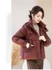 Women’s Short Hooded Windproof Thicken Warm Winter Jacket
