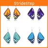 Trendy Exaggerated Butterfly Earrings Natural Style 316l Steel Hook Fashion Accessory