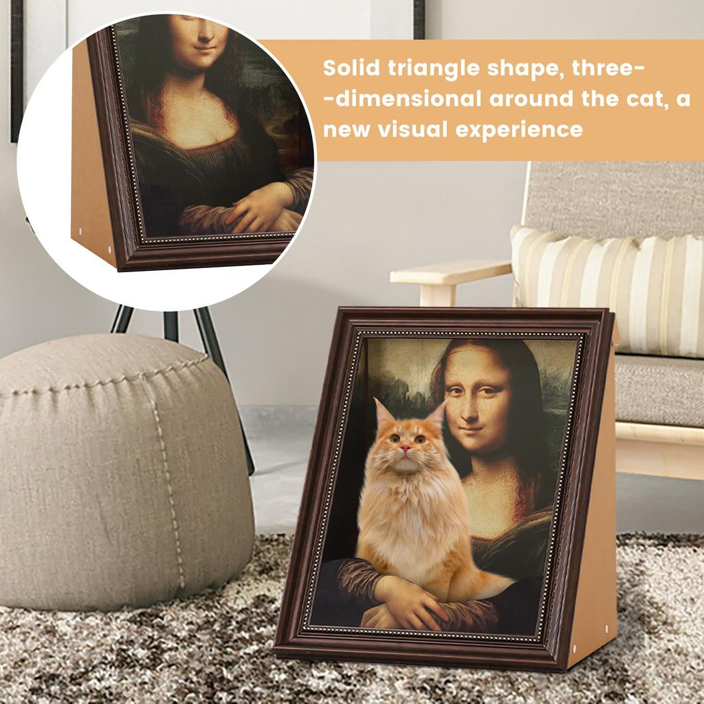 Oil Painting Bed Replaceable Oil Painting Scratching Board Photo Frame Three-dimensional Effect Creative Bed