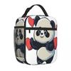 Bestselling Bear And Panda Bubu Dudu Light Luxury Thermal Tote Pet Snack Carry Cooler Tote