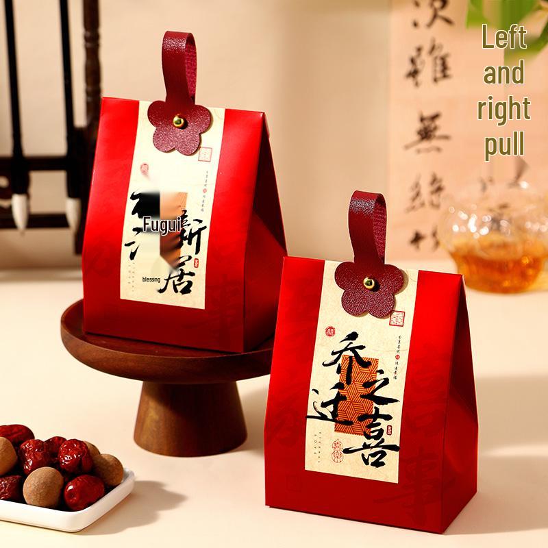 Chinese Style Candy Gift Box for Housewarming & Weddings