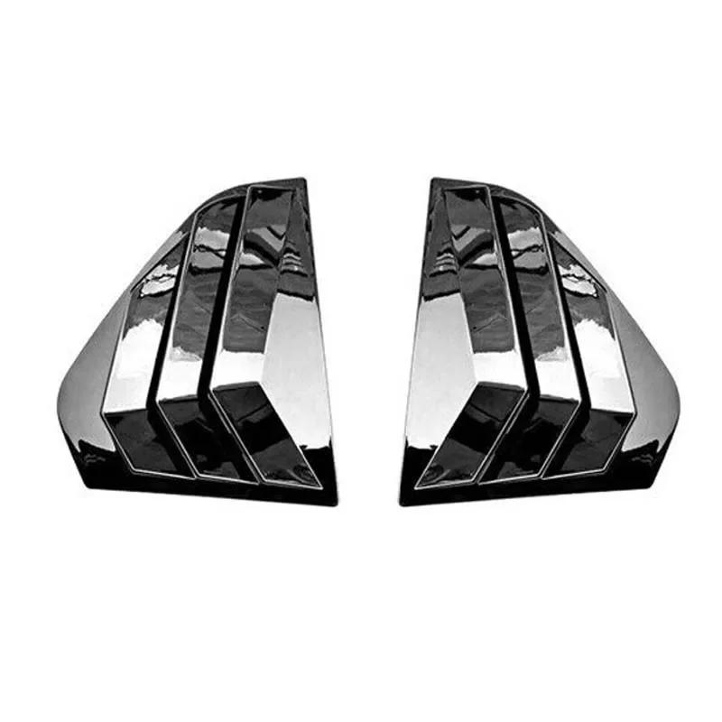 

For VW Golf MK8 Car Rear Window Quarter Louver Shutter Cover Side Vent Trim ABS Exterior Accessories Gloss Black