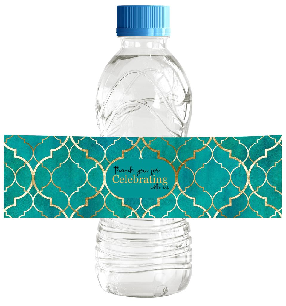 Buy Darling Souvenir Water Bottle Labels For Anniversary Quarter Foil