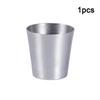 10Pcs Liquor Cup Stainless Steel Shot Cups Portable Drinking Tumbler Spirits Cup
