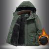 Winter Men's Fleece Thickened Padded Jacket Casual Padded Jacket Large Size Outdoor Multi-Pocket Tooling Padded Jacket
