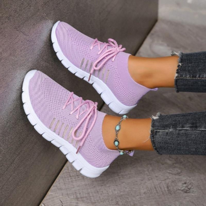 * in Summer Lightweight Mesh Breathable Flat Shoes Women Fashionable Round Toe Elegant Casual Shoes