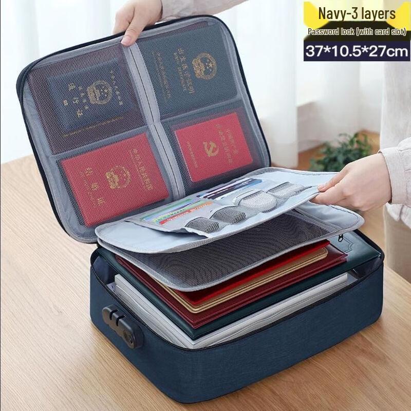 Li Shen Large Capacity Document & Passport Organizer