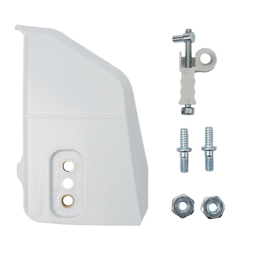 Set Tandwielafdekking MS180 MS210 MS230 MS250 Tandwielafdekking Boutmoer Wit Met 250g 6st/set Accessoires Gloednieuw