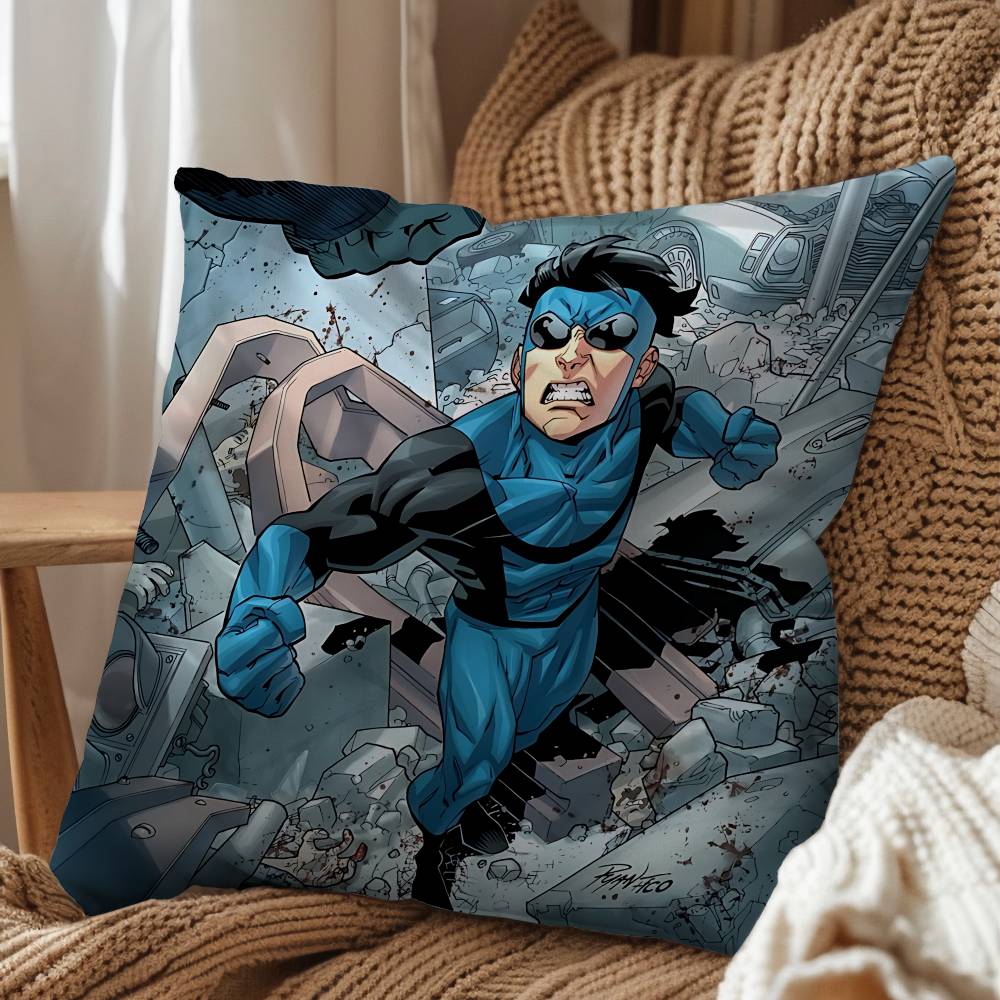 game Conquest MMark Invincible Print Throw Pillow Cover cm Square Cushion Case for Living Room Bedroom Decor