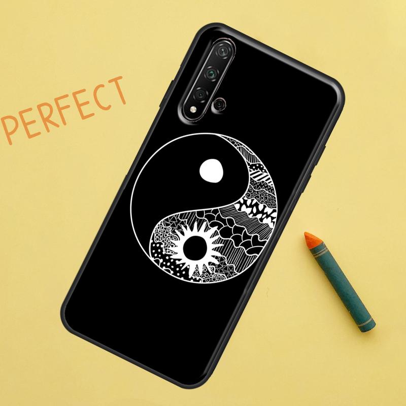 Acht Trigramme Taiji Yin Yang Für Huawei Nova 10 9 SE 11 Pro 12i 11i 8i Y60 Y70 Y90 Y61 Y91 Y72 Y73 P20 P40 P30 Lite Hülle