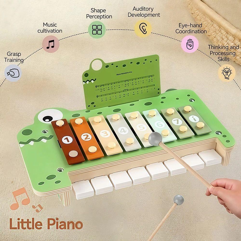 Montessori Musical Piano Toy Sound Music Instrument Toys Kids Keyboard Xylophone  Kids Gifts