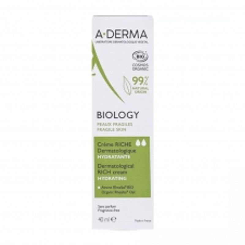 A-DERMA A-DERMA Biology Moisturizing Dermatological Rich Cream 40ml