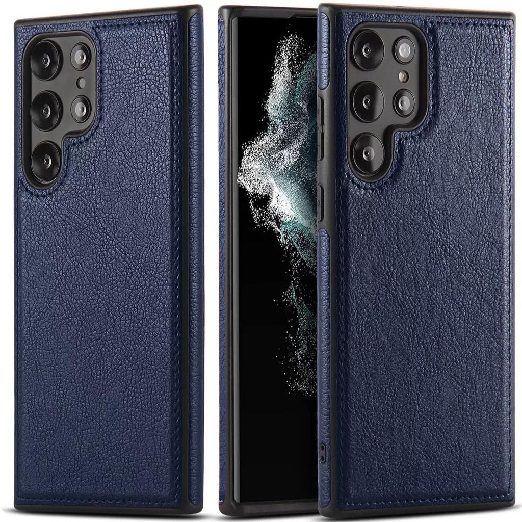 Retro Leather Phone Case for Samsung S26 Ultra - Durable Shockproof Large Cutouts Business Style Full Cover On Samsung S26/S25/S24/S23/S22/Ultra/Plus