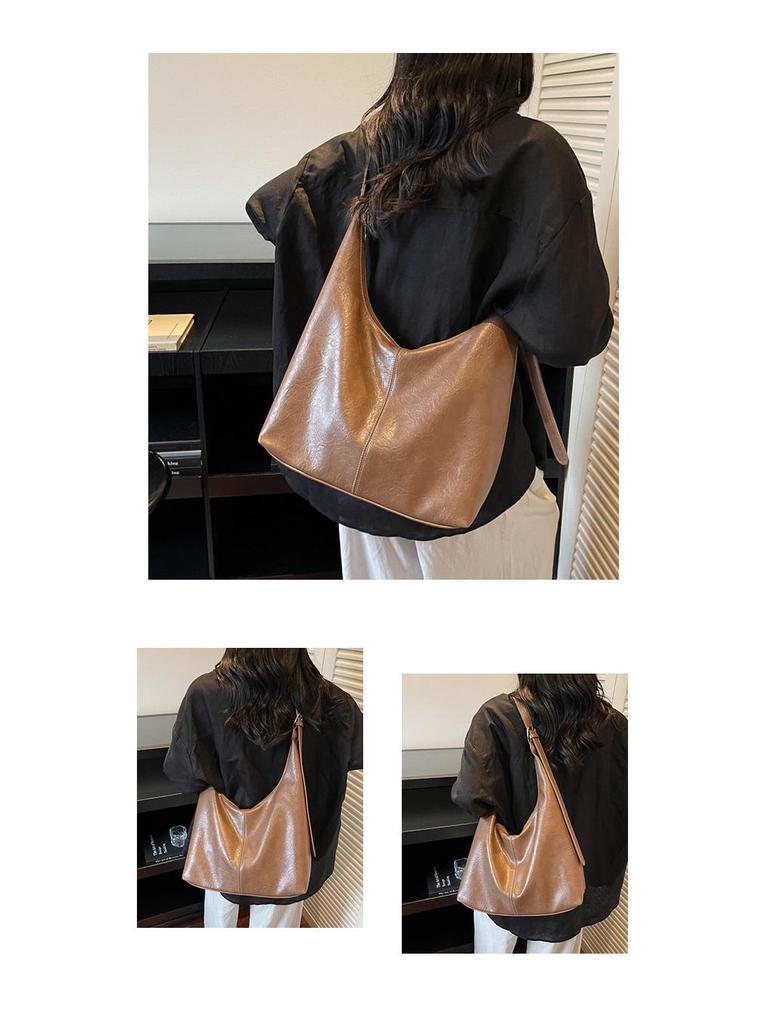 2025 Retro Large-Capacity Tote: High-End, Versatile Women's Luxury Shoulder & Crossbody Bag