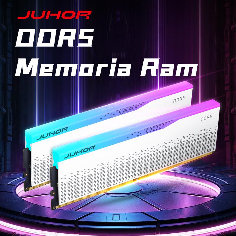 JUHOR Desktop Memory RGB DDR5 16GBX2 6000MHz 5600MHz Dimm