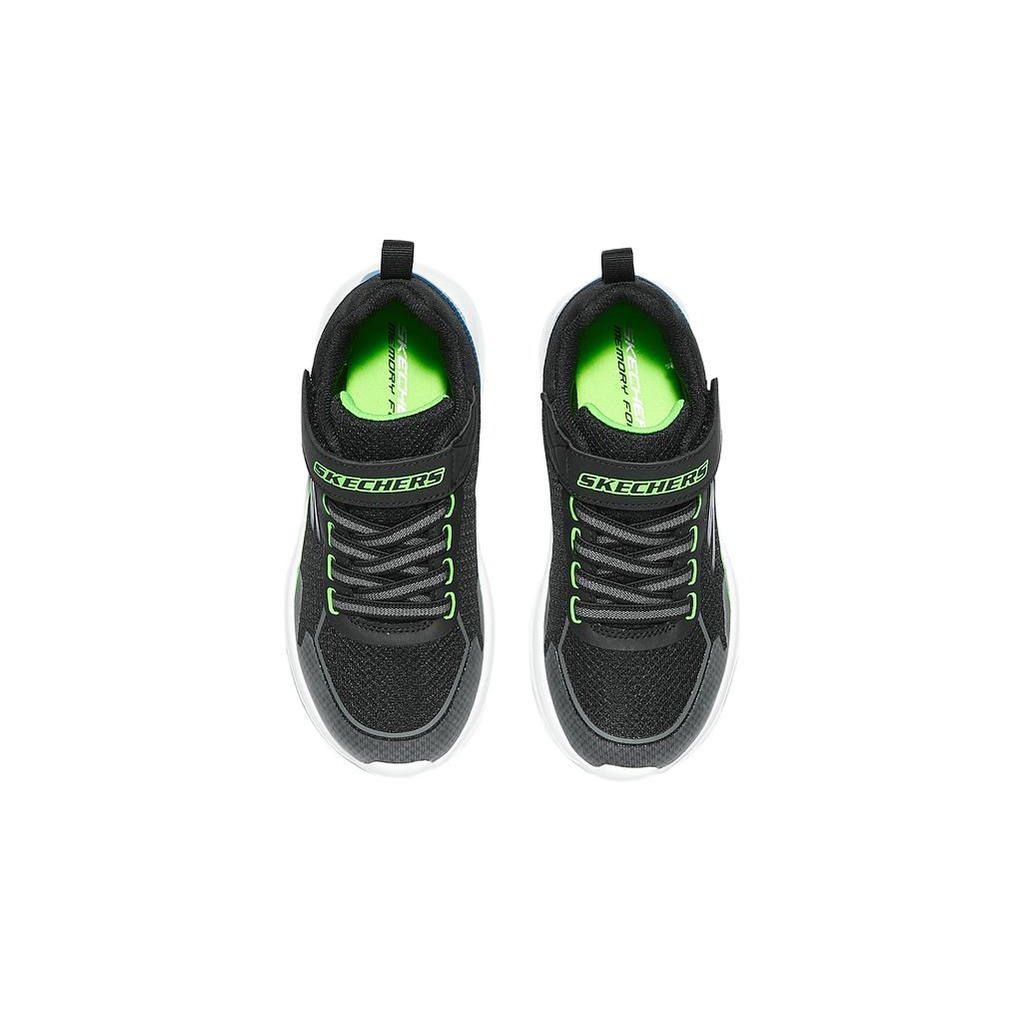 Skechers Non-Slip Low-Top Kids Running Shoes Kids sneakers Black Green 405274L-BBLM