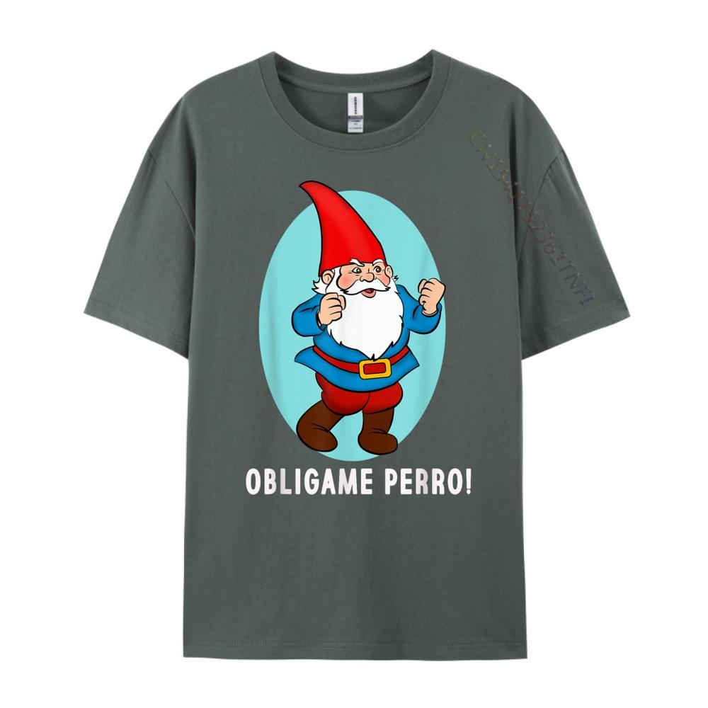 Obligame Perro Duende Mexican Meme Shirts Graphic Tee Mens Clothing 2025 Creative