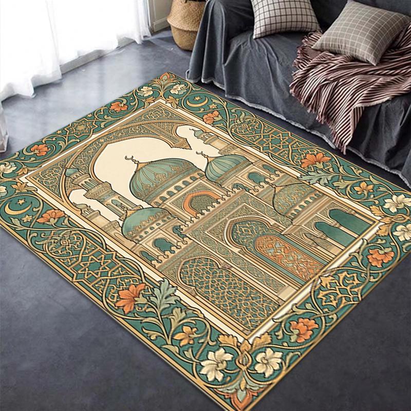2025 New Muslim Carpet Rug for Living Room Bedroom Home Sofa Decoration,Kids play Non-slip Floor Mat125