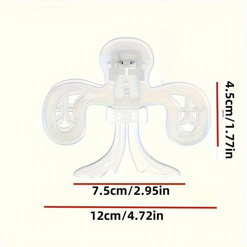 Plastic Anti-Slip Transparent Book Holder, 12° Desktop Reading Stand with Built-in Bookmark, Hands-Free Easy Reading Tool