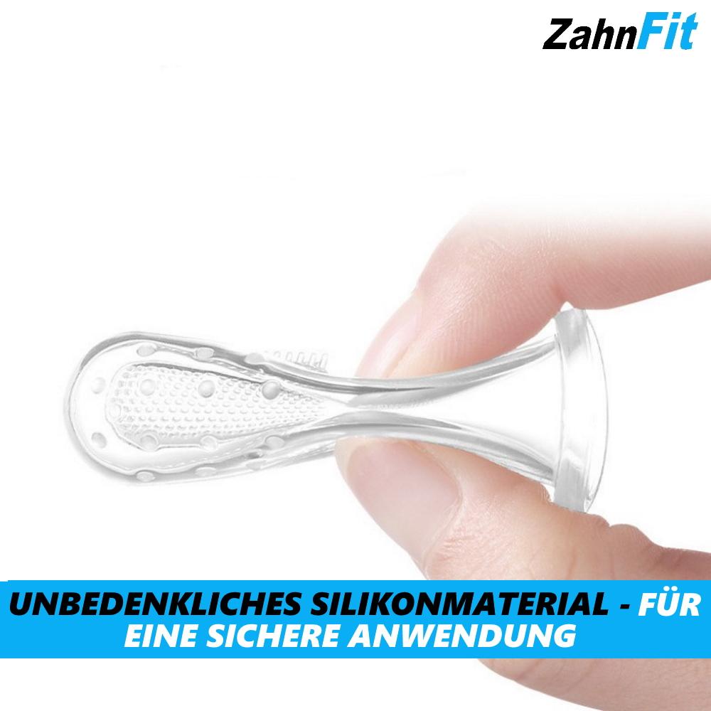ZahnFit Baby Toothbrush Finger Toothbrush Children's Dental Care 0-24 Months [3 Pieces]