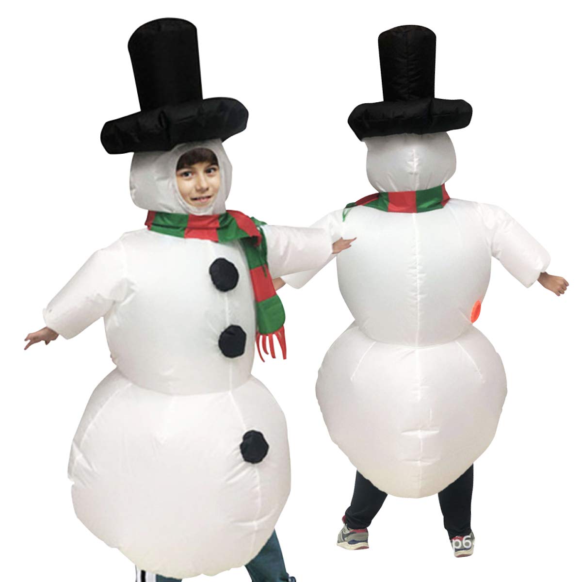 

Cosplay Snowman Funny Funny Imitation Inflatable cos1217 Aircos, Cosplay, Gadgets, Goods, Air-Filled Costume, Kids, Unisex, Hat, Scarf, білий