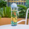 750ml Cartoon Straw Cup Water Cup Leak-proof Convenient To Carry Suitable For Sports Outdoors Gym Large Capacity Cute Plastic Water Cup