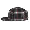GTI Tartan Plaid Print Sandwich Baseball Caps Snapback Hats Daily Bucket Cap Unisex Hip Hop Cap Flat Bill Brim Adjustable Hat