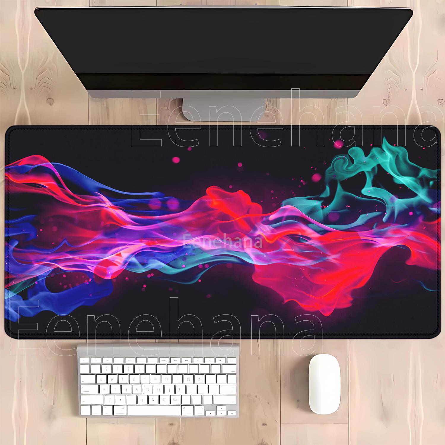 abstract Liquid Fluid Strata Mouse Pad HD Printing Gamer keyboard Nonslip PC Gaming keyboard Mousepad office overlock Desk Mat 400x800x2mm