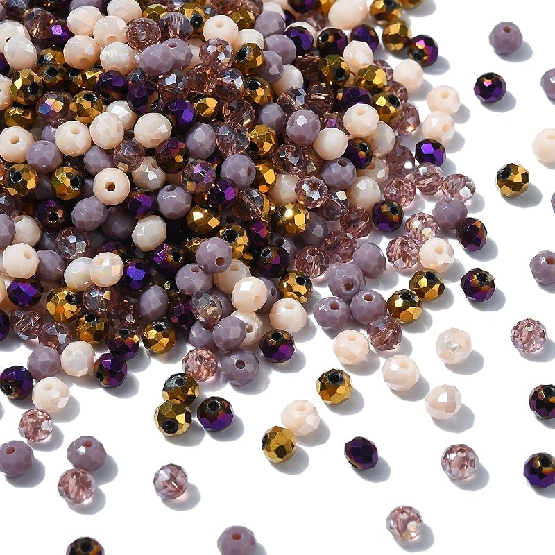 KitBeads 120Pcs Glass Teardrop Beads AB Color Water Drop Beads Top Drilled Faceted Tear Drop Shaped Beads for Jewelry Making Bracelet Necklace Crafts