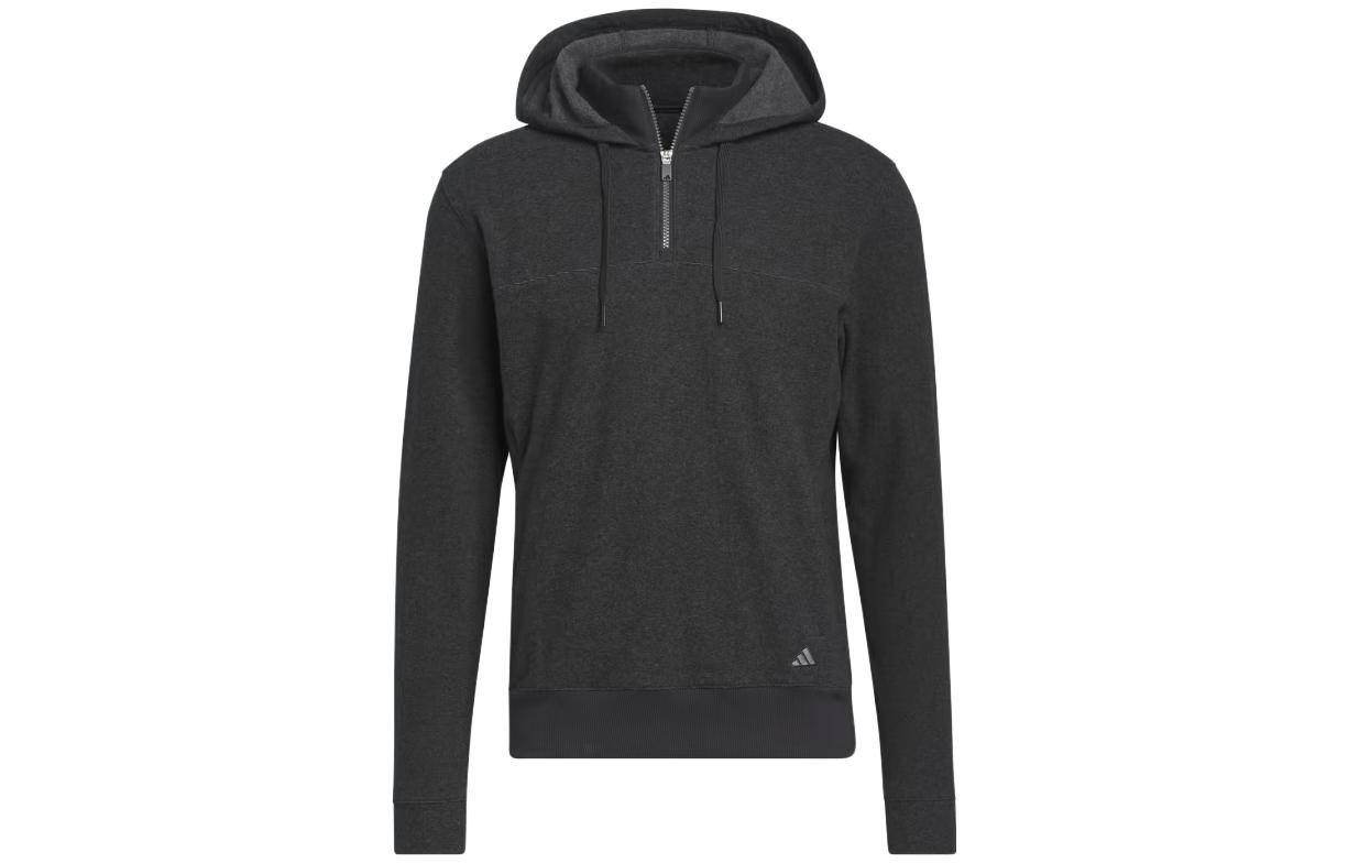 Adidas Sweatshirts Men s Black Hooded Moderate Regular II7845 XXL