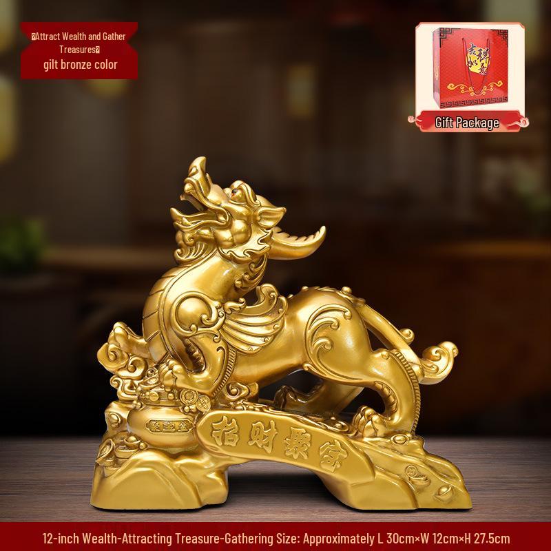 Prosperous Wealth Pixiu Ornaments: Fortune-Building Gifts for Shop Openings & Housewarmings