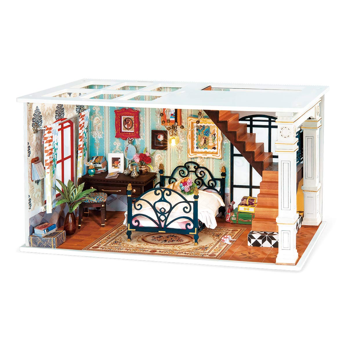 

Руководство по эксплуатации на японском языке Robotime DIY Miniature House Dollhouse DGF02 Midnight Dream Tsukurunsu® [Официальный продавец/включен японский язык]
